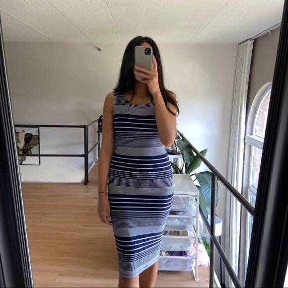 MAEVE Anthropologie Edisto striped midi dress sz XS - Picture 2 of 9
